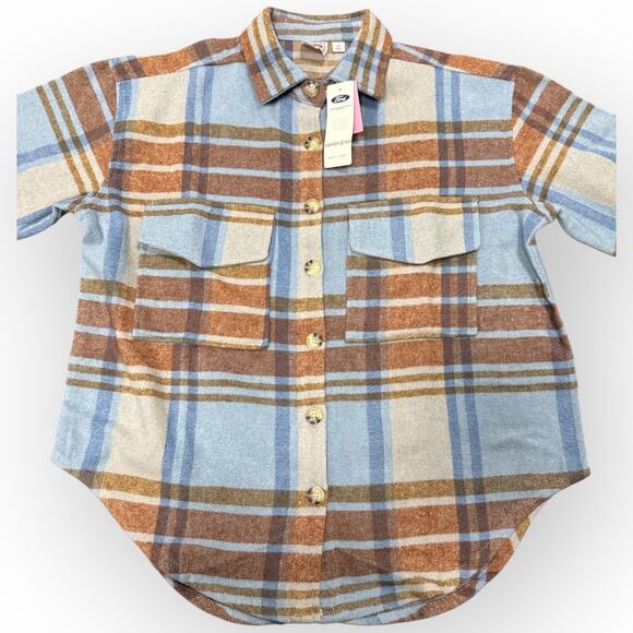 NWT FORD Official Licensed Women’s Bronco Plaid Flannel Shirt – XS - W101 - Picture 3 of 6